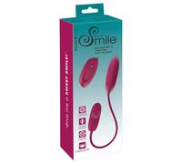 Sweet Smile RC Shaking & Vibrating Love Egg Duo Red