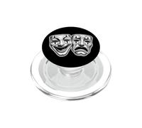 Smile Now Cry Later Angel Comedy Tragedy Maschere Chicano PopSockets PopGrip per MagSafe