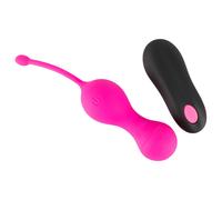 Palline dell'Amore Smile - Uovo Vibrante Ricaricabile con Telecomando (Rosa)