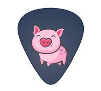 Smile Pink Pig Plettri per chitarra Classica Triangolo Basso Acustico Ed Elettrica Plettri Per Chitarra Per Chitarristi 12 Pezzi
