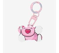 Smile Pink Pig Stampa Moda Medagliette per cani Portachiavi Acrilico Forma Osso Del Cane Doppio Lato Modello Tag per Cani e Gatti