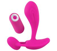 Vibratore per Punto G ricaricabile e radiocomandato SMILE (rosa)