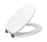 SMILE - SEDILE UNIVERSALE BIANCO IN LEGNO RIVESTITO CON CHIUSURA RALLENTATA SOFT CLOSE
