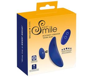 Smile - Slip vibrante extra sottile con telecomando (azzurro)