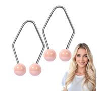 Smile Trainer, Allenatore Muscolare Alla Moda In Acciaio Inossidabile, Strumento Di Bellezza Per Il Lifting Delle Guance, Fossette Naturali Facili Da Indossare, Esercizio Muscolare Del Viso Per Un