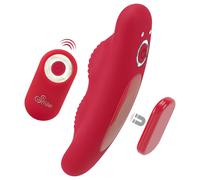 Smile - vibratore per mutandine radiocomandato ricaricabile (rosso)
