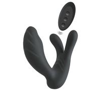 Smile - Vibratore punto G e prostata - Stimolazione doppia - Nero