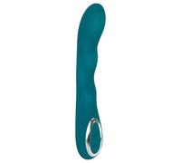 Vibratore ricaricabile e impermeabile con rotazione per punto G SMILE (verde)