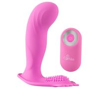 Vibratore Ricaricabile per Punto G Smile con Telecomando Senza Fili - Rosa
