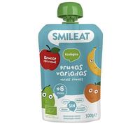 Smileat bustina pesca, banana, mela e pera 6M+, BIO, 100 g