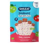 Smileat gelato 100% frutta da congelare, fragola e mela, 250 g