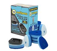 SMILEEEZ NO-Plastic blu non scratch RIMBILGA DI Sponge con clip riutilizzabile (pacchetto da 10) per il cocci di controllo del sapone avanzato di Sco