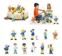 smileh Figurine per Torte Pompiere Sam Figurine Torta Pompiere Sam Figurine Decorazioni per Torte Pompiere Cake Toppers Figures Pompiere Mini Figurine Topper Pompiere Sam Decorazioni Compleanno
