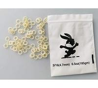 SmileOrtho - Elastici per ortodonzia dentale in gomma ortodontica / lattice, 4,7 mm, 185 g, colore: Ambra