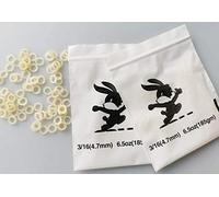 SmileOrtho - Elastici per ortodonzia dentale in gomma ortodontica / lattice, 4,7 mm, 185 g, colore: Ambra