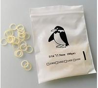 SmileOrtho - Elastici per ortodonzia dentale in gomma ortodontica / lattice, 8 mm, 184 g, colore: ambra
