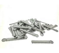 Smileortho - Set di 1040 elastici elastomerici, per trattamenti ortodontici Grigio argento