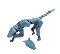 Smileshiney Figura d'azione, Figura d'azione stampata in | Modello Animale stampato in,Statuetta fai da te multi-articolata per divano, camera da letto, cameretta, soggiorno, auto