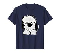 Smiletodaytees Old English Sheepdog Cartoon T-shirt Maglietta