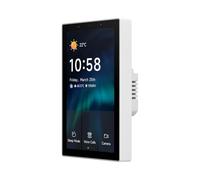 Smilewolf NSPanel Pro Zigbee 3.0 Hub Matter Gateway 120Tpye Smart Home 120Tpye Pannello Smart Thermostst Consumo di energia Modulo interruttore fai da te Supporto dispositivi eWeLink (bianco)