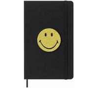 Moleskine Quaderno a Righe Edizione Limitata Smiley, Copertina Rigida e Chiusura Elastica, Formato Large 13 x 21 cm, Colore Nero