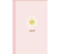 Smiley: Cute smile flower journal notebook, 5.5 "x 8.5”, 100 pages