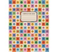 Smiley Faces Aesthetic Preppy Composition Notebook: 120 Pages Composition Book, with Warmcozy Cover Design, great for Drawing, Ideas, Journaling, ... with Warmcozy Cover Design, great for Drawi