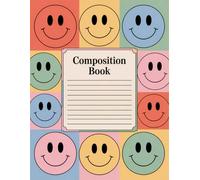 Smiley Faces Aesthetic Preppy Composition Notebook: 120 Pages, with Cutest Cover Design, designed for Ideas, Drawing, Creative Writing, Writers, ... for Ideas, Drawing, Creative Writing, Write