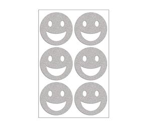 Smiley set con 6 riflettente Smileys, cinghia tracolla immagini reflektierend im Set con sei Smileys, Visibilità & più sicurezza al buio e nel traffico stradale