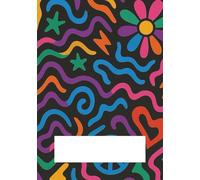 Smiley Static - Happy vibes and funky doodles to spark imagination: Subtitle: 200-Page Neon Doodle & Smiley Face College-Ruled Notebook for Kids Ages ... Journal for School, Notes & Self-Expression