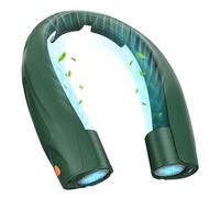 Smilfree Ventilatore da collo portatile da 6000 mAh, ventilatore da collo ricaricabile, ventilatore da collo silenzioso, per campeggio, viaggi, ufficio (verde)