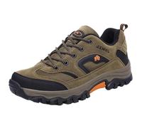 Smilice Scarpe da trekking basse con suola profilata - Imbottitura di supporto e cappuccio per sentieri forestali, marrone, 46 EU