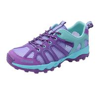 Smilice Scarpe da trekking per coppie, ad asciugatura rapida, rete di drenaggio e presa antiscivolo, protezione per le dita, per escursioni e avventure all'aria aperta, Lilla, 38 EU