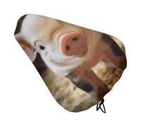 Smiling Bike Seat Rain Cover Impermeabile Antipolvere Bici Sella Cuscino Morbido Sedile Della Bicicletta Pad Coperture con Coulisse per Uomo Donna