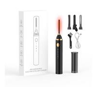 Smiling Shark Piegaciglia Riscaldato, 360° Spazzola Elettrica Piegaciglia con 3 Modalità di Calore & 5s Riscaldato【Allunga/Definente/Curler】Piegaciglia 3 in 1 Per Tutte le Forme Degli Occhi