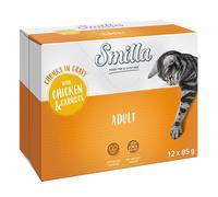Smilla Adult Bocconcini con verdure 12 x 85 g Umido gatto - Pollo & Carote