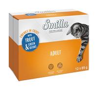 Smilla Bocconcini con verdure 24 x 85 g Umido gatto - Adult Trota & Fagiolini