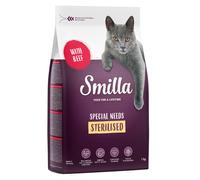 Smilla Adult Sterilised con Manzo Crocchette per gatti - 10 kg