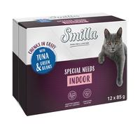 Smilla Bocconcini con verdure 24 x 85 g umido gatto - Indoor Tonno & Fagiolini