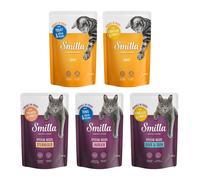 Smilla Bocconcini con verdure 24 x 85 g umido gatto - Sterilised Salmone & Carote
