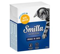 Smilla Bocconcini in Salsa 6 x 370 g Umido gatto - Sgombro