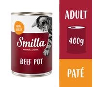 Smilla Delizie al Manzo 6 x 400 g umido gatto - Manzo con Tacchino