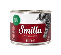 Smilla Delizie al Manzo 6 x 200 g Alimento umido per gatti - Manzo con Anatra