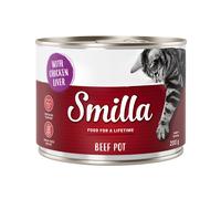 Smilla Delizie al Manzo 24 x 200 g Alimento umido per gatti - Manzo con Fegato di Pollo