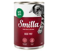 Smilla Delizie al Manzo 24 x 400 g Alimento umido per gatti - Manzo con Anatra