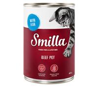 Smilla Delizie al Manzo 24 x 400 g Alimento umido per gatti - Manzo con Pesce