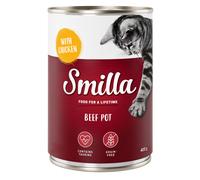 Smilla Delizie al Manzo 24 x 400 g Alimento umido per gatti - Manzo con Pollo