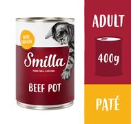 Smilla Delizie al Manzo 6 x 400 g umido gatto - Manzo con Pollo