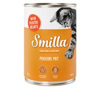 Smilla Delizie al Pollo 1 x 200 / 400 g umido gatto - 400 g Adult Pollame con Cuori di Pollame