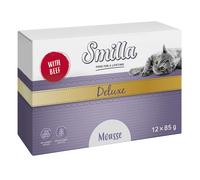 Smilla Deluxe Patè 12 x 85 g umido per gatto - con Manzo & Timo